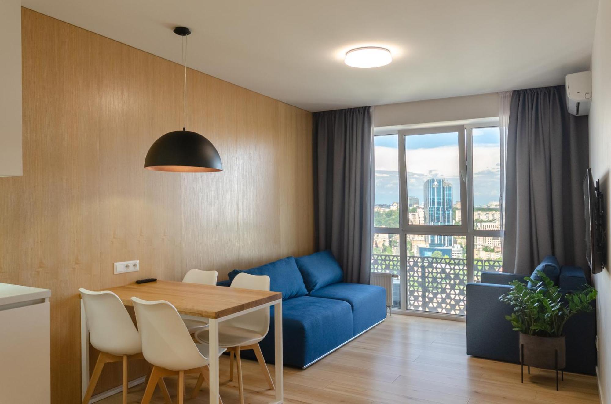 Petrovdom 205-206 Panoramic City View Apartments At Rc Kvartet, Central Railway Station Kiev Bagian luar foto