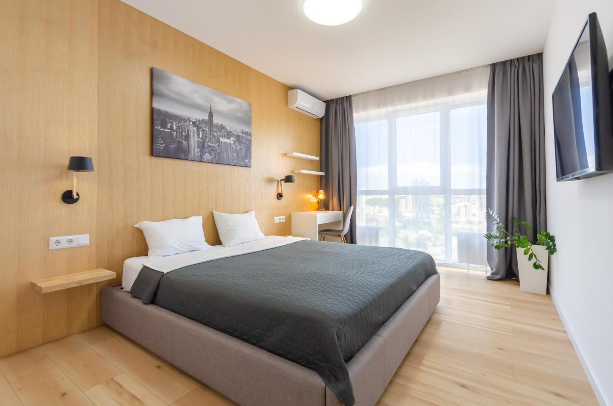 Petrovdom 205-206 Panoramic City View Apartments At Rc Kvartet, Central Railway Station Kiev Bagian luar foto